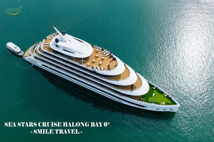 Overview Sea Stars cruise Halong 6-star